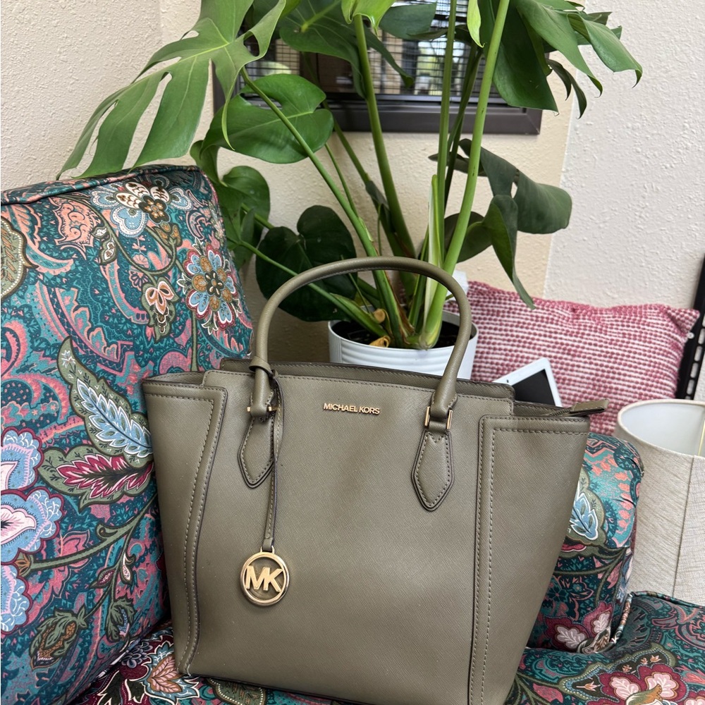 Michael Kors Sage Green Tote